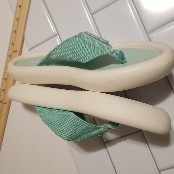 Stella McCartney Air Slides Flip Flops Platform Puffy Like New - Picture 9 of 13